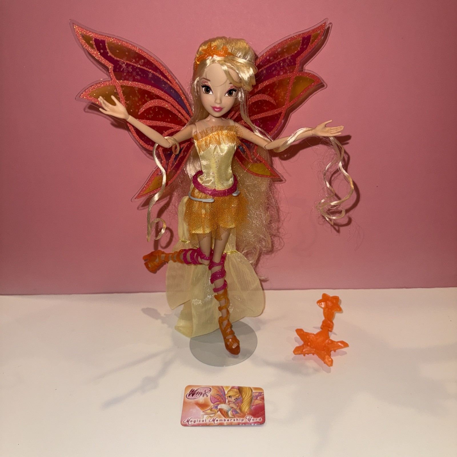 2012 Winx Club Jakks Pacific----Harmonix *Stella*----EXCELLENT (Adult Collector)