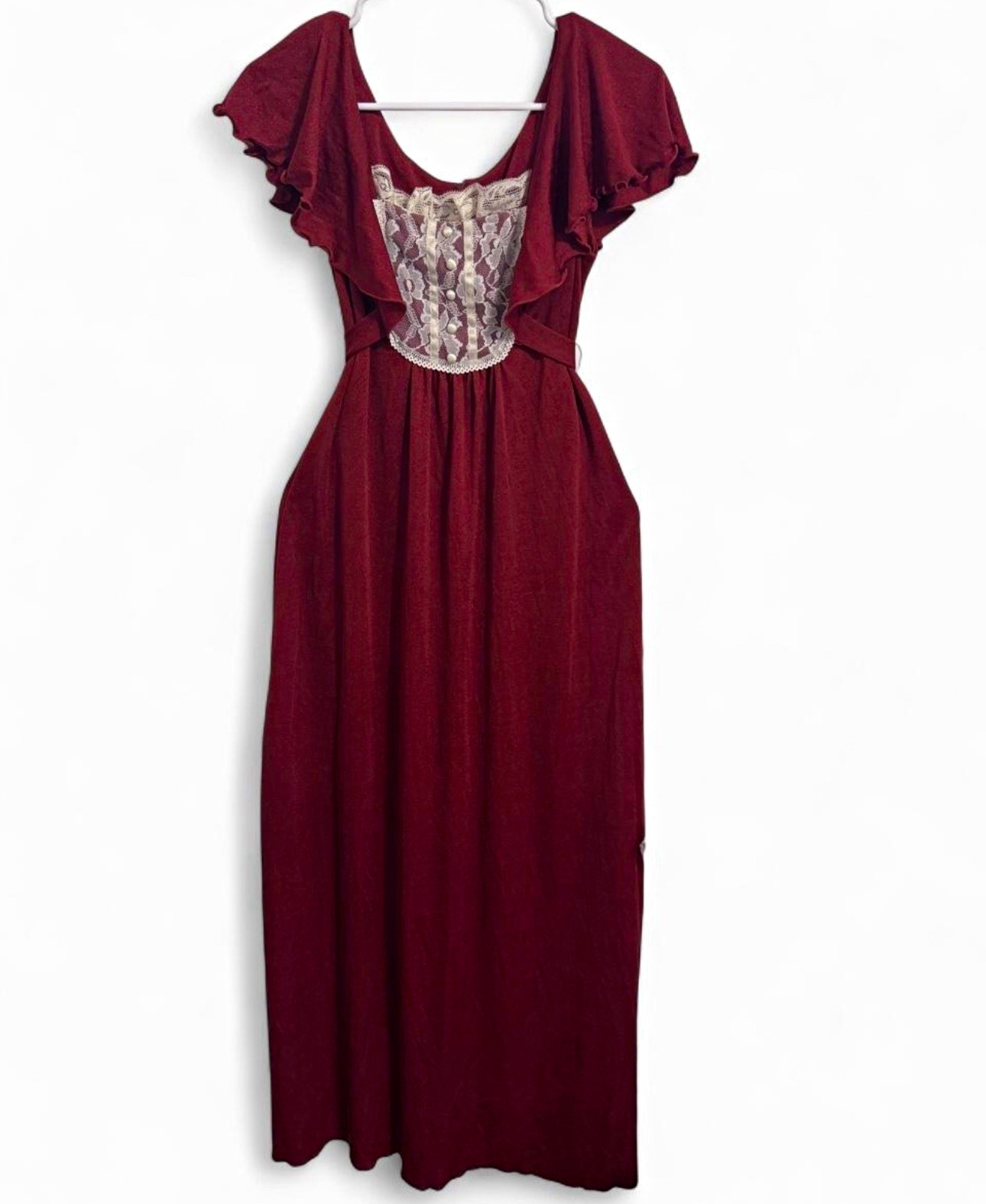 Roberta California RARE Vintage Prairie Maxi Dress 1970s