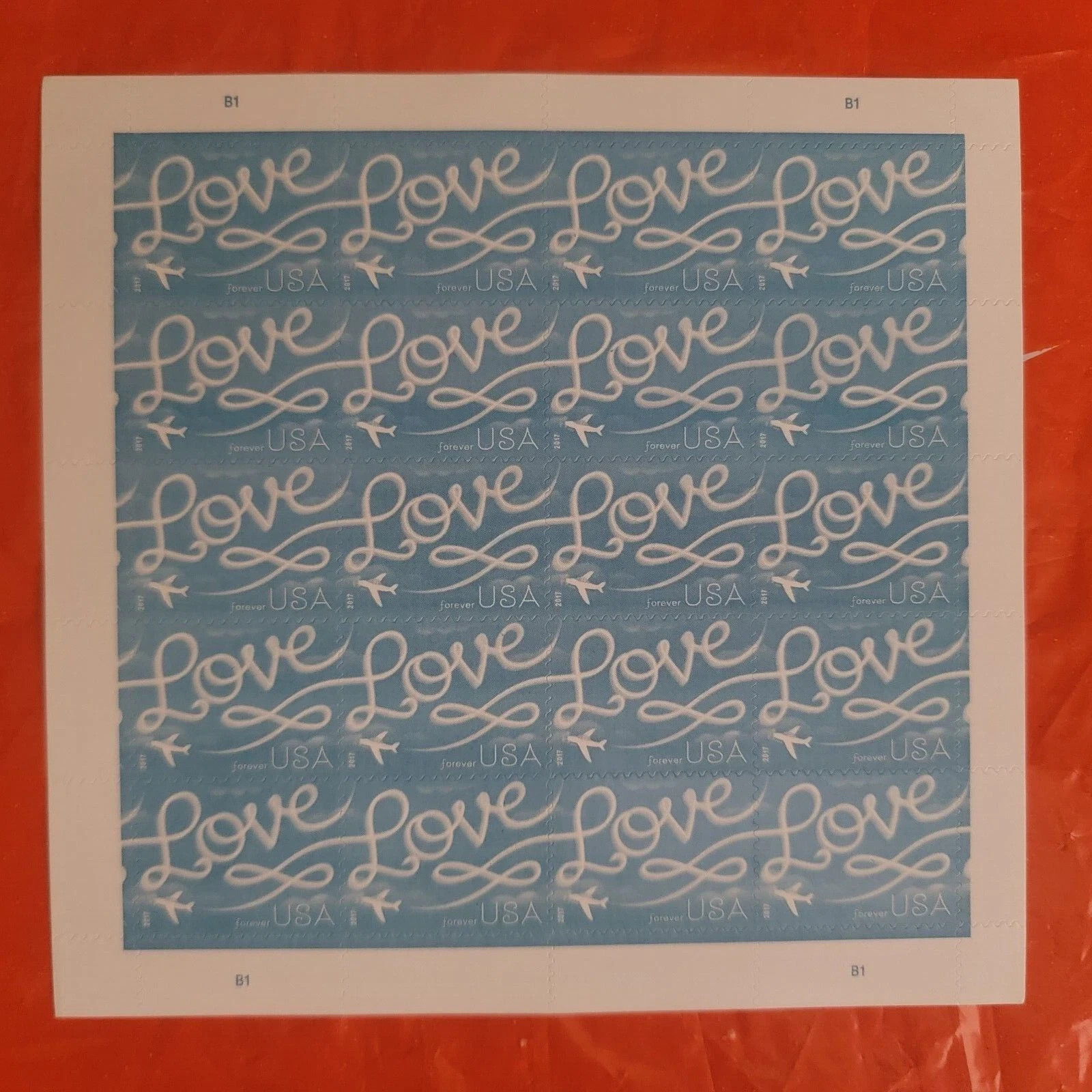 2017 Love in the Air Wedding Stamps (100 stamps) Creative stamp collectibles 2017 Love in the Air Wedding Stamps (100 stamps) Creative stamp collectibles