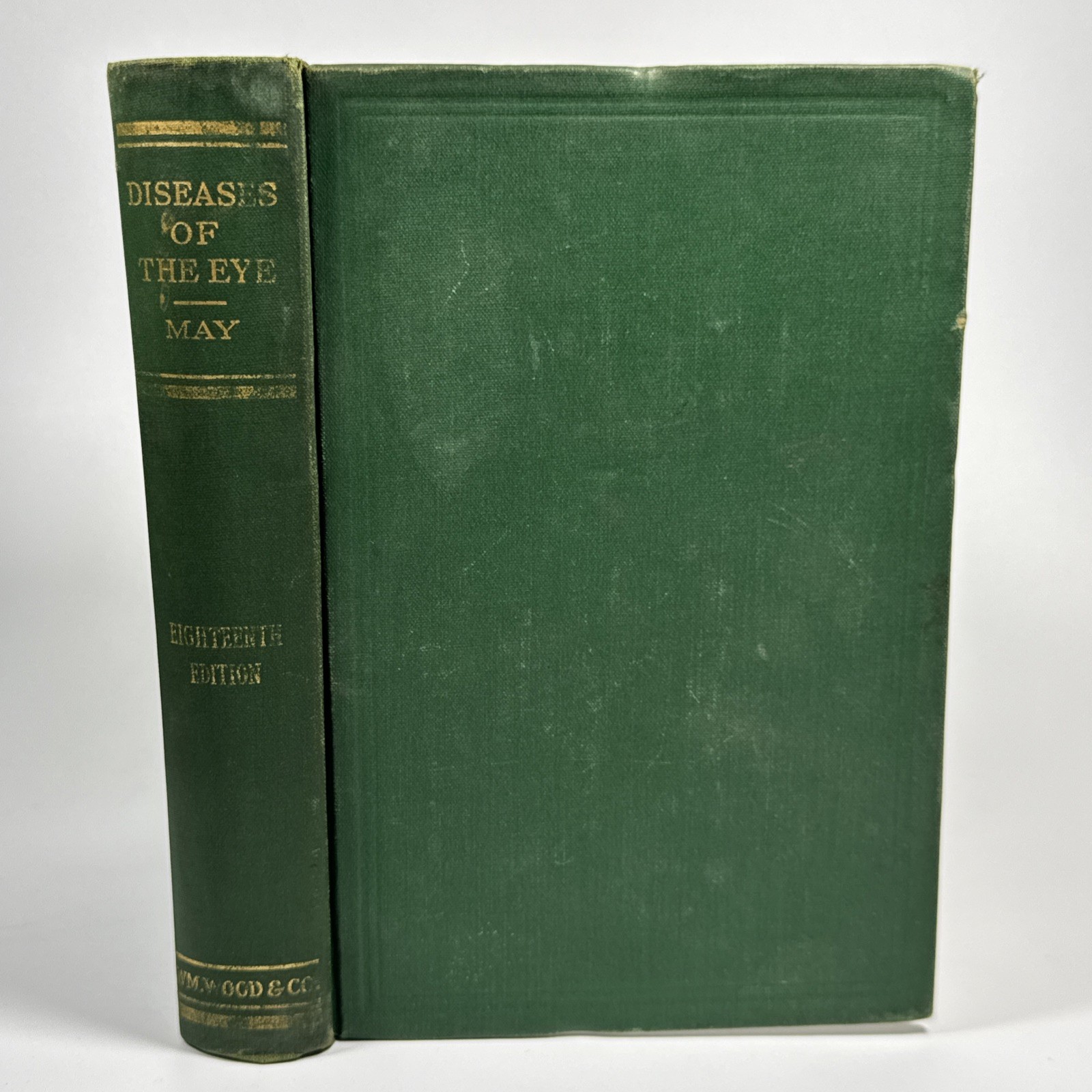 1943 Manual Of the Diseases Of the Eye Charles May Ophthalmology Medical Vtg