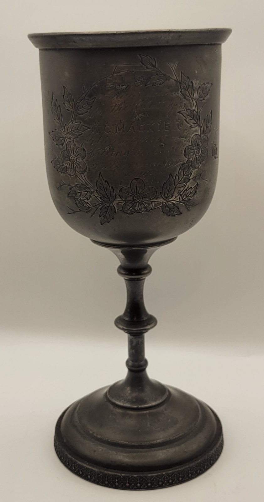 Antique 1889 Baseball Loving Cup Trophy W.C. Mackie Reed & Barton Antique 1889 Baseball Loving Cup Trophy W.C. Mackie Reed & Barton