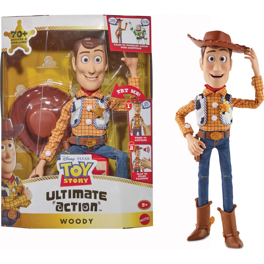 Disney and Pixar Toy Story 5 Ultimate Action Woody Figure Simple &