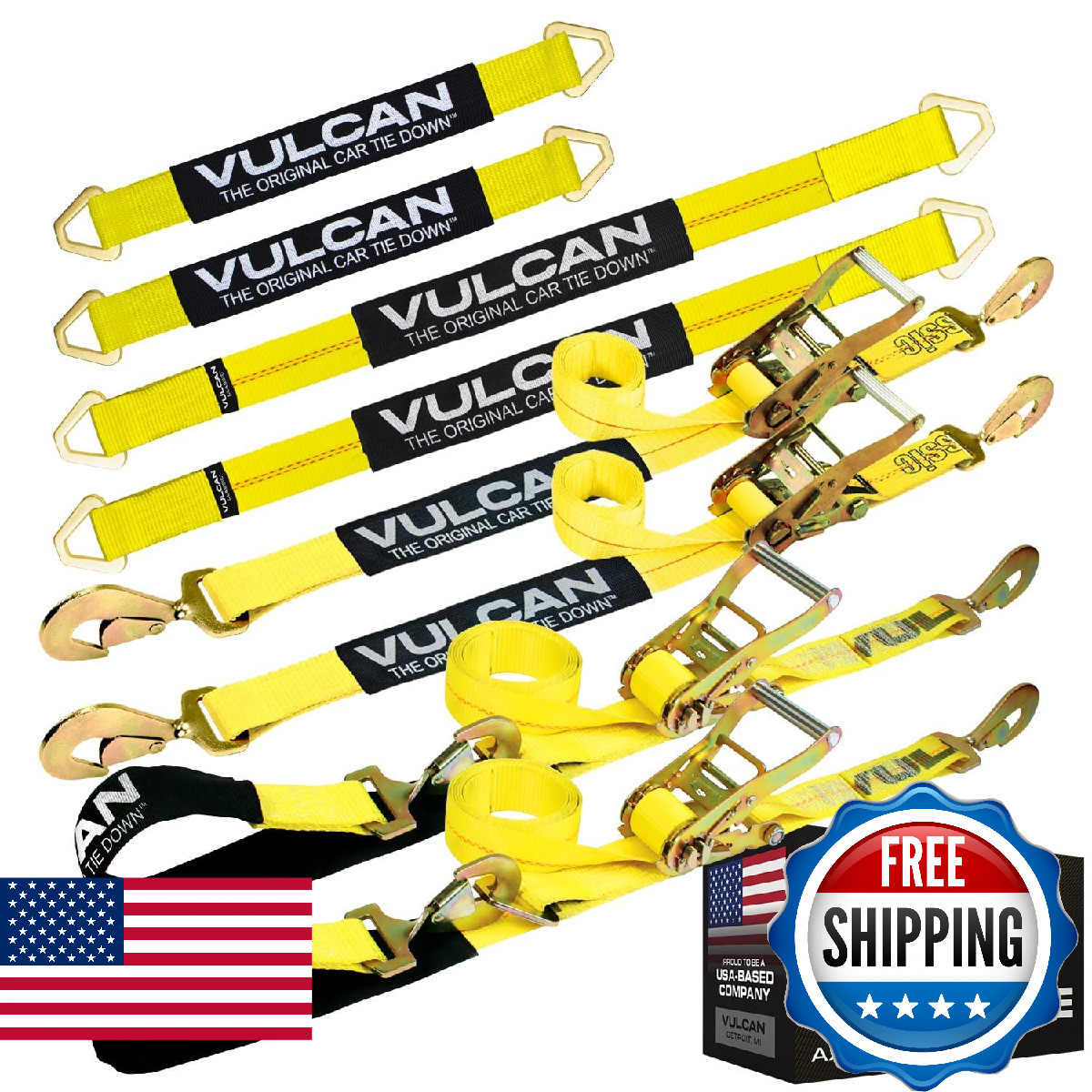 Vulcan Ultimate Axle Tie Down Kit - - 2 22 Inch And 2 36 Inch Axle Vulcan Ultimate Axle Tie Down Kit - - 2 22 Inch And 2 36 Inch Axle