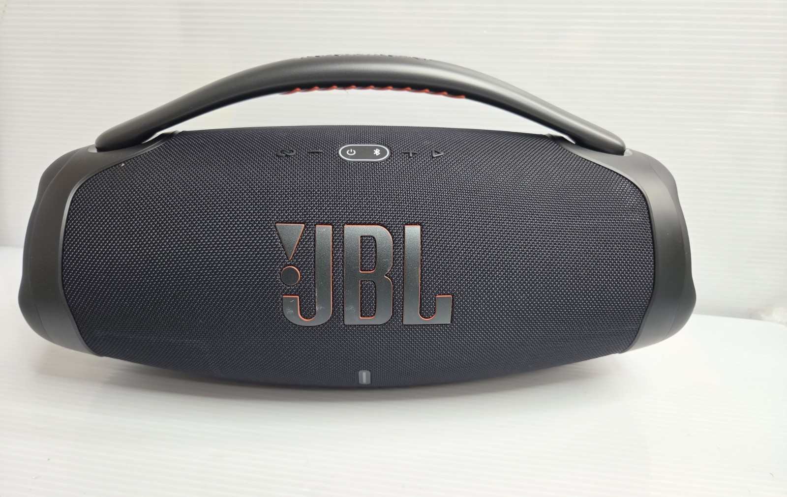 JBL Boombox 3 Wi-Fi Portable Bluetooth Speaker Black Dolby Atmos A+ Needs Batte JBL Boombox 3 Wi-Fi Portable Bluetooth Speaker Black Dolby Atmos A+ Needs Batte
