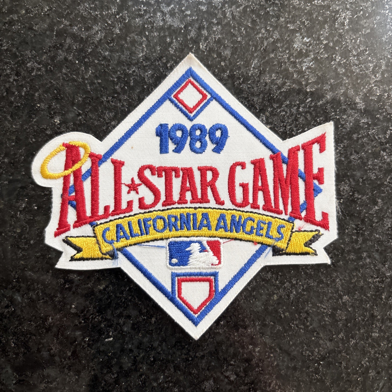1989 MLB All Star Game In California Angels Anaheim Stadium Reagan Jersey Patch 1989 MLB All Star Game In California Angels Anaheim Stadium Reagan Jersey Patch