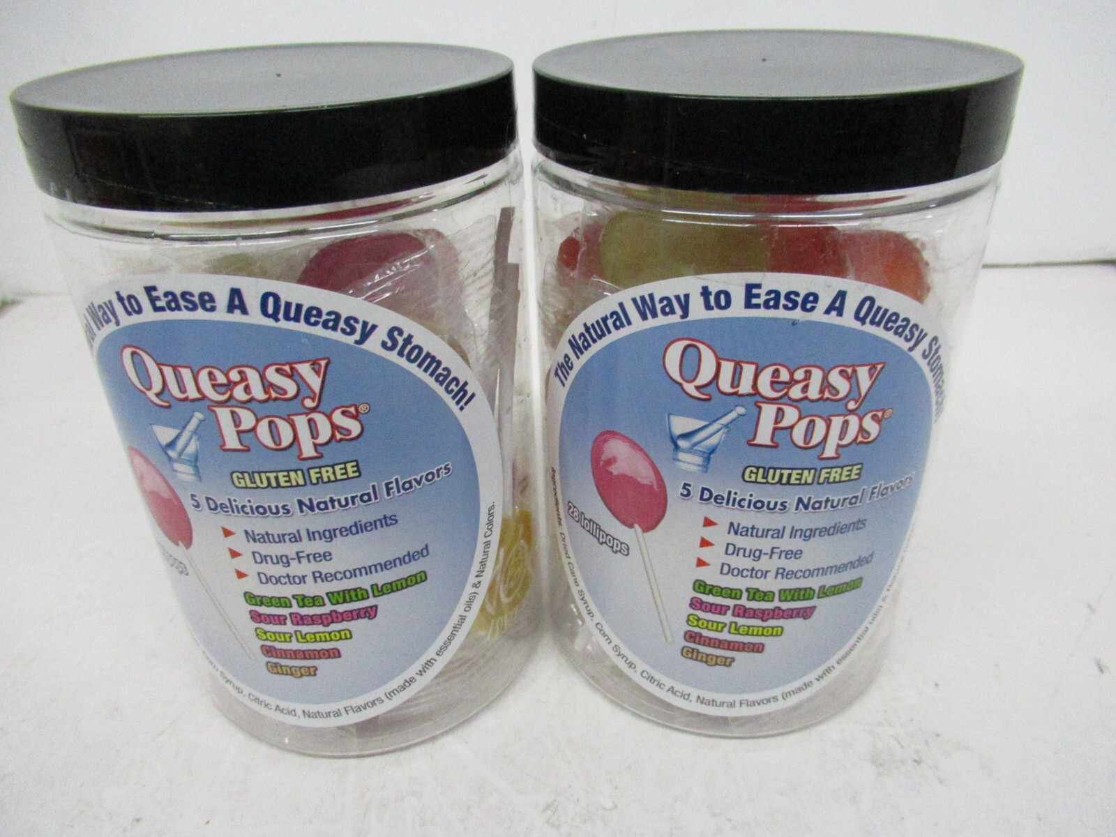 2x Three Lollies Queasy Pops Assorted Flavors 28 ct ea
