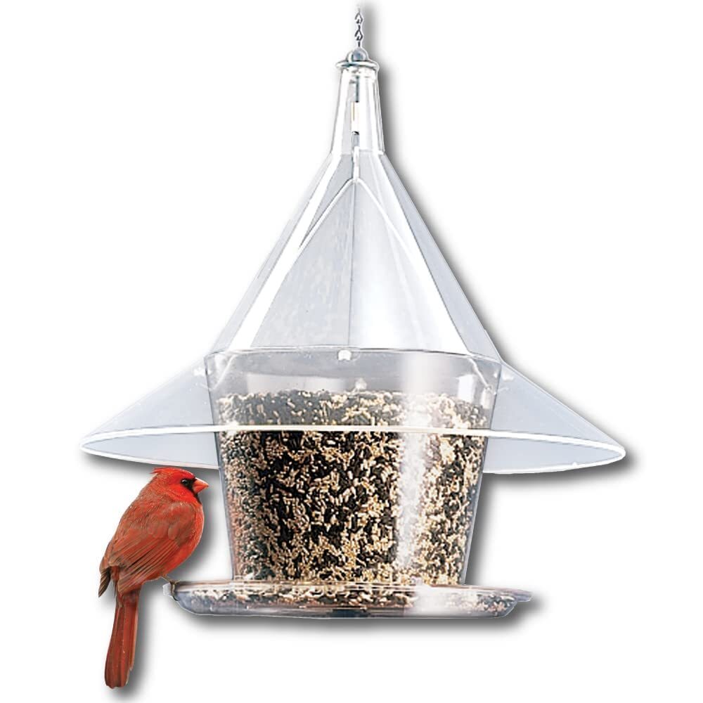Sky Cafe Squirrel Proof Bird Feeder  - Large 17 in - & FREE MUG