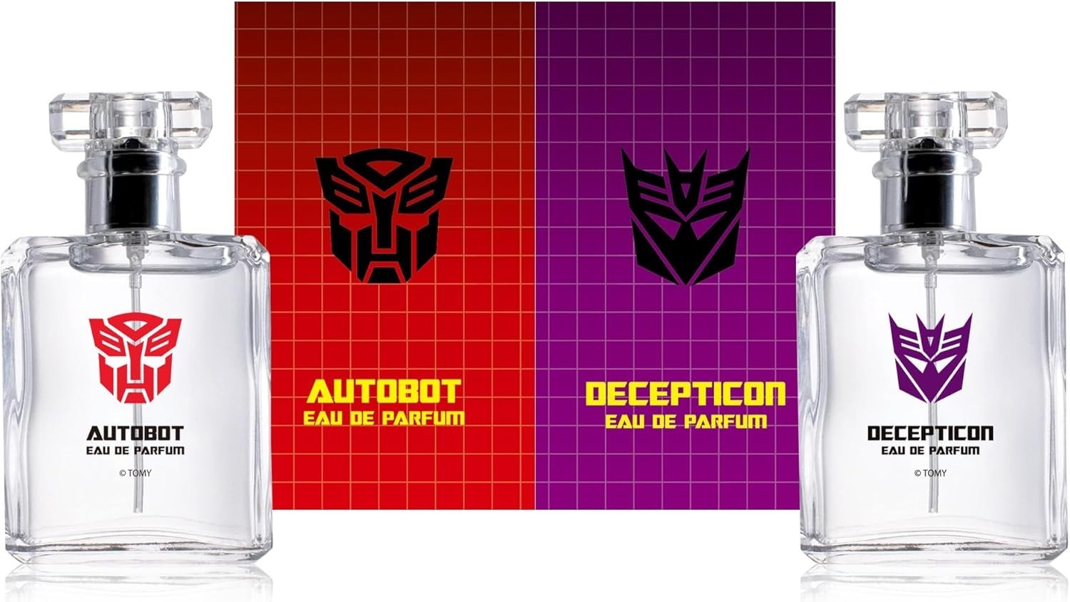 Transformers 40th Anniversary Autobot & Decepticon Eau de Parfum Set 50ml x2