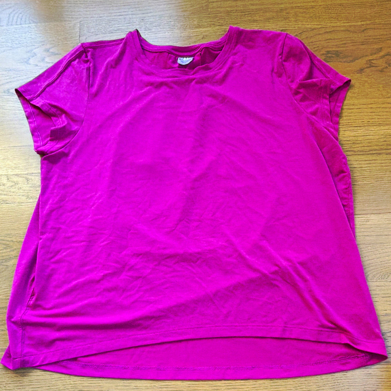 Athleta Pink Scoop Neck Short Sleeve Modal Stretch Jersey T-Shirt Women’s M