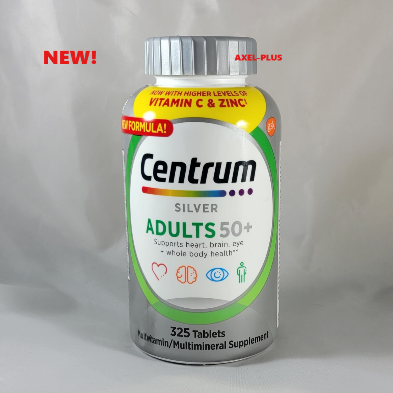 Centrum Silver Adults 50+ Multivitamin, 325 Tablets Men&Women Centrum Silver Adults 50+ Multivitamin, 325 Tablets Men&Women