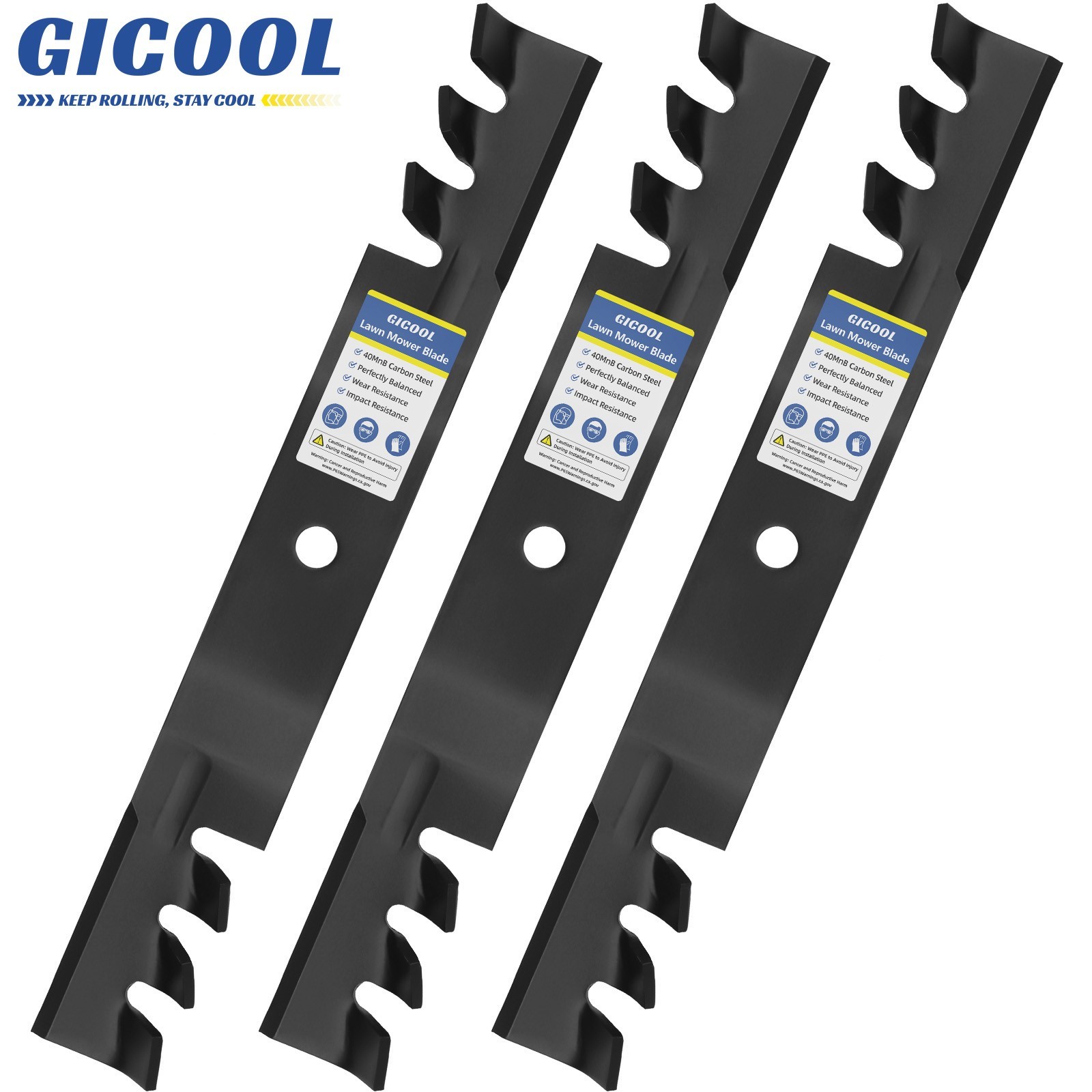 3Pk Mower Blades for 50\