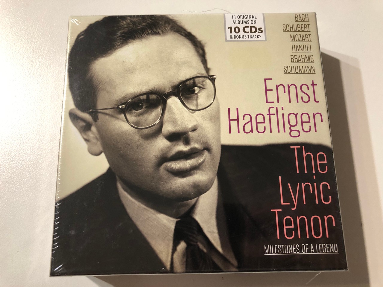 Bach, Schubert, Mozart, Handel, Brahms, Schumann - Ernst Haefliger:The Lyric Ten Bach, Schubert, Mozart, Handel, Brahms, Schumann - Ernst Haefliger:The Lyric Ten