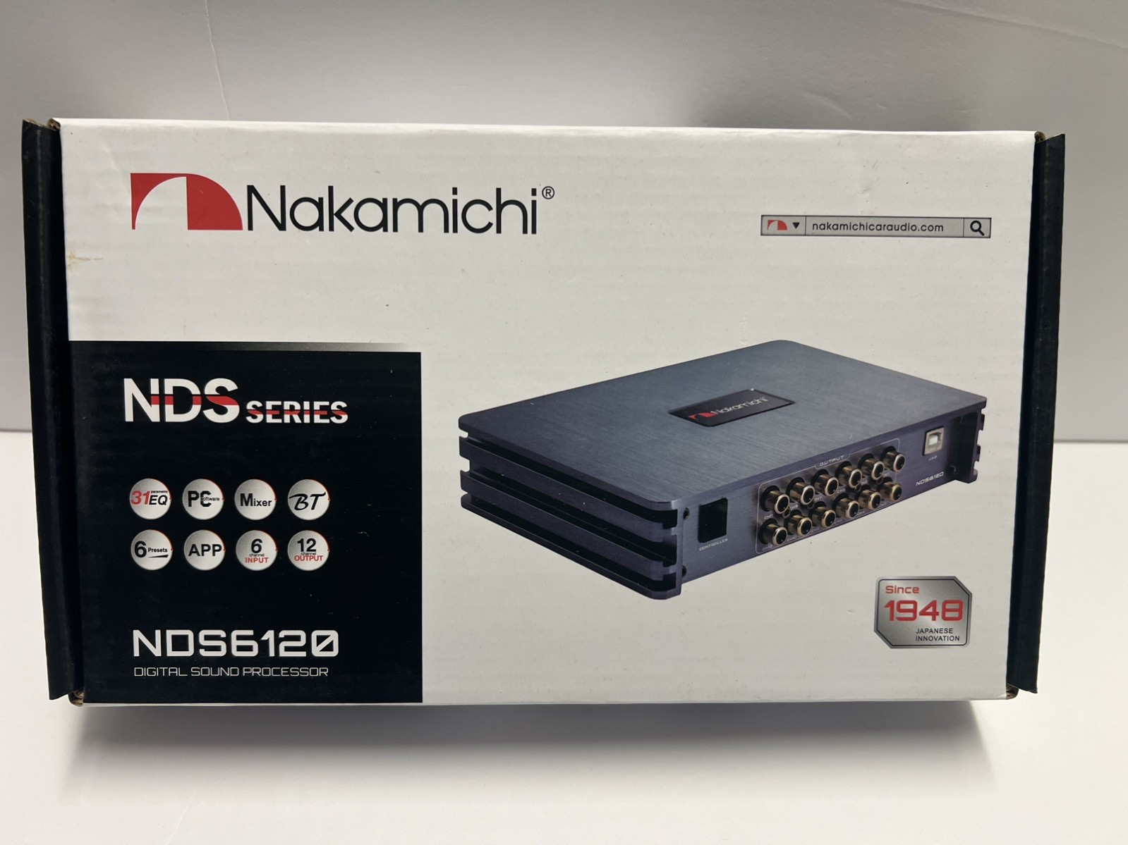 Nakamichi NDS6120 12-Channel Car Audio Digital Sound Processor DSP