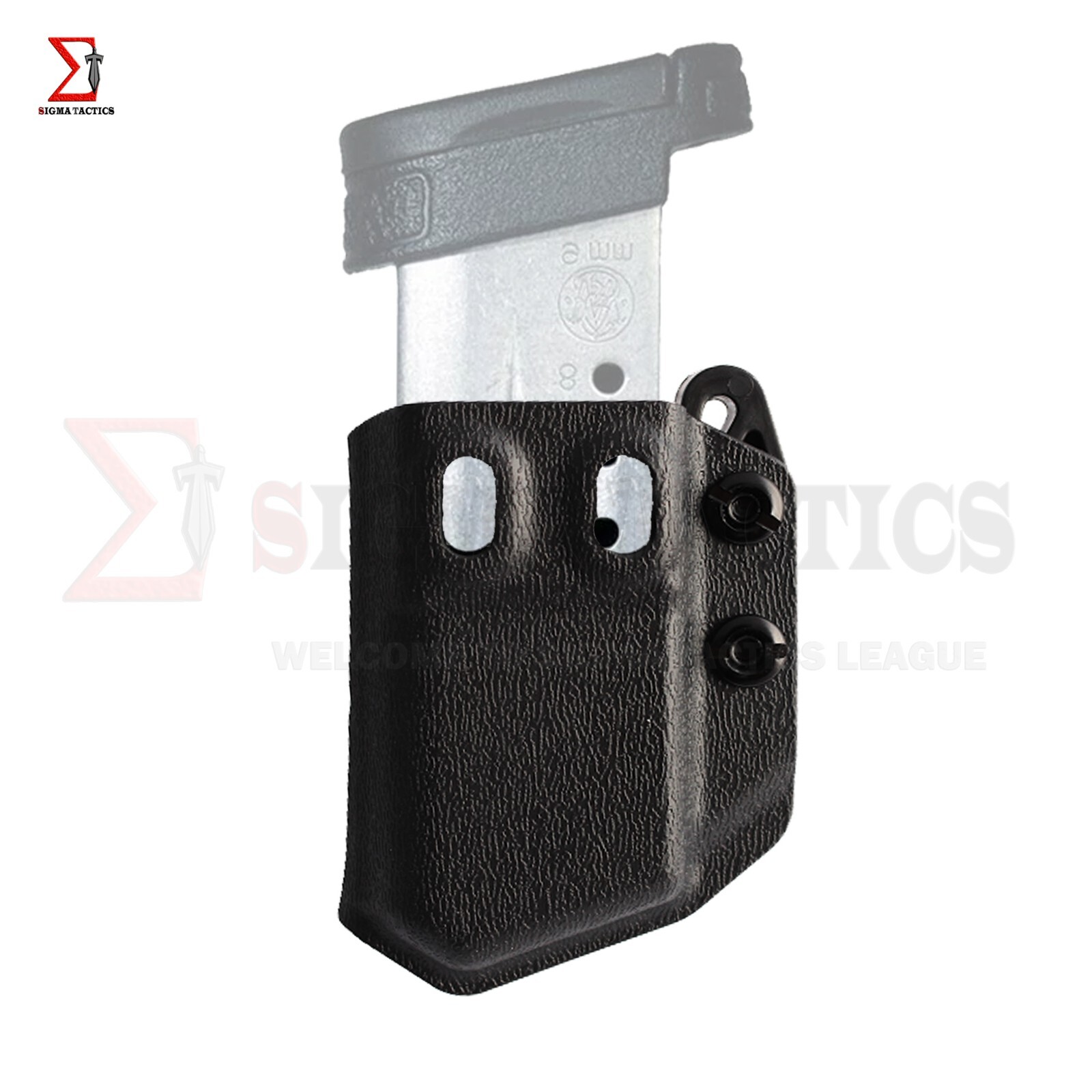 AMBIDEXTROUS  IWB /OWB Kydex Holster Carrier Fits S&W M&P®9 Shield EZ  Magazines
