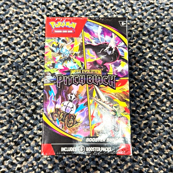 *SEALED* Pokémon TCG Mega Evolution Pitch Black Booster Bundle 6 Packs *SEALED* Pokémon TCG Mega Evolution Pitch Black Booster Bundle 6 Packs