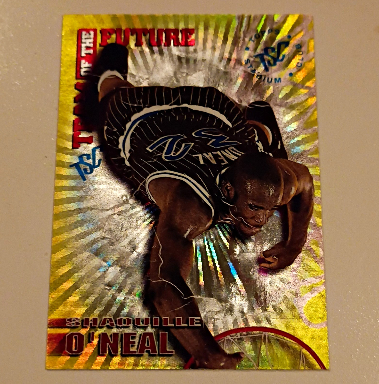 Topps Stadium Club 1995 Shaquille O\'Neal Orlando Magic Team of the Future #5/10
