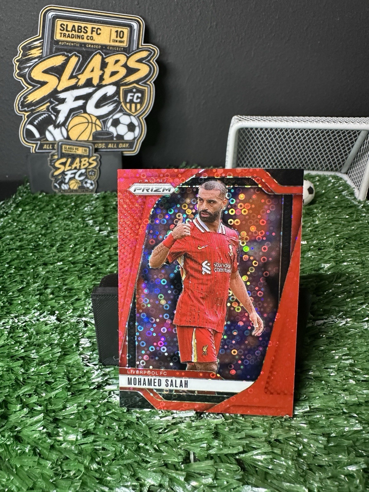 Panini Prizm 2024-25 Premier League Mohamed Salah #45 Liverpool /49 Jersey March