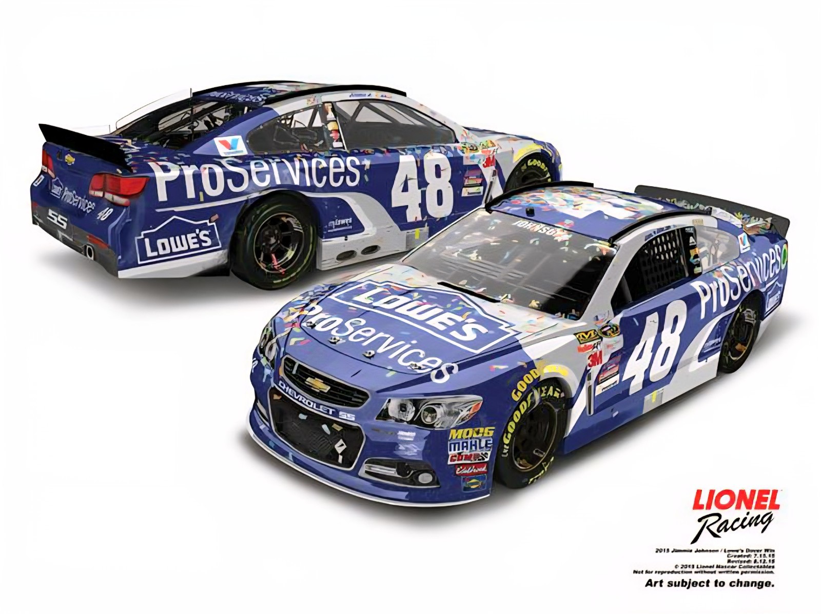 2015 #48 Jimmie Johnson Lowe\'s ProServices SS Dover Race Win 1:24 Diecast Action 2015 #48 Jimmie Johnson Lowe\'s ProServices SS Dover Race Win 1:24 Diecast Action