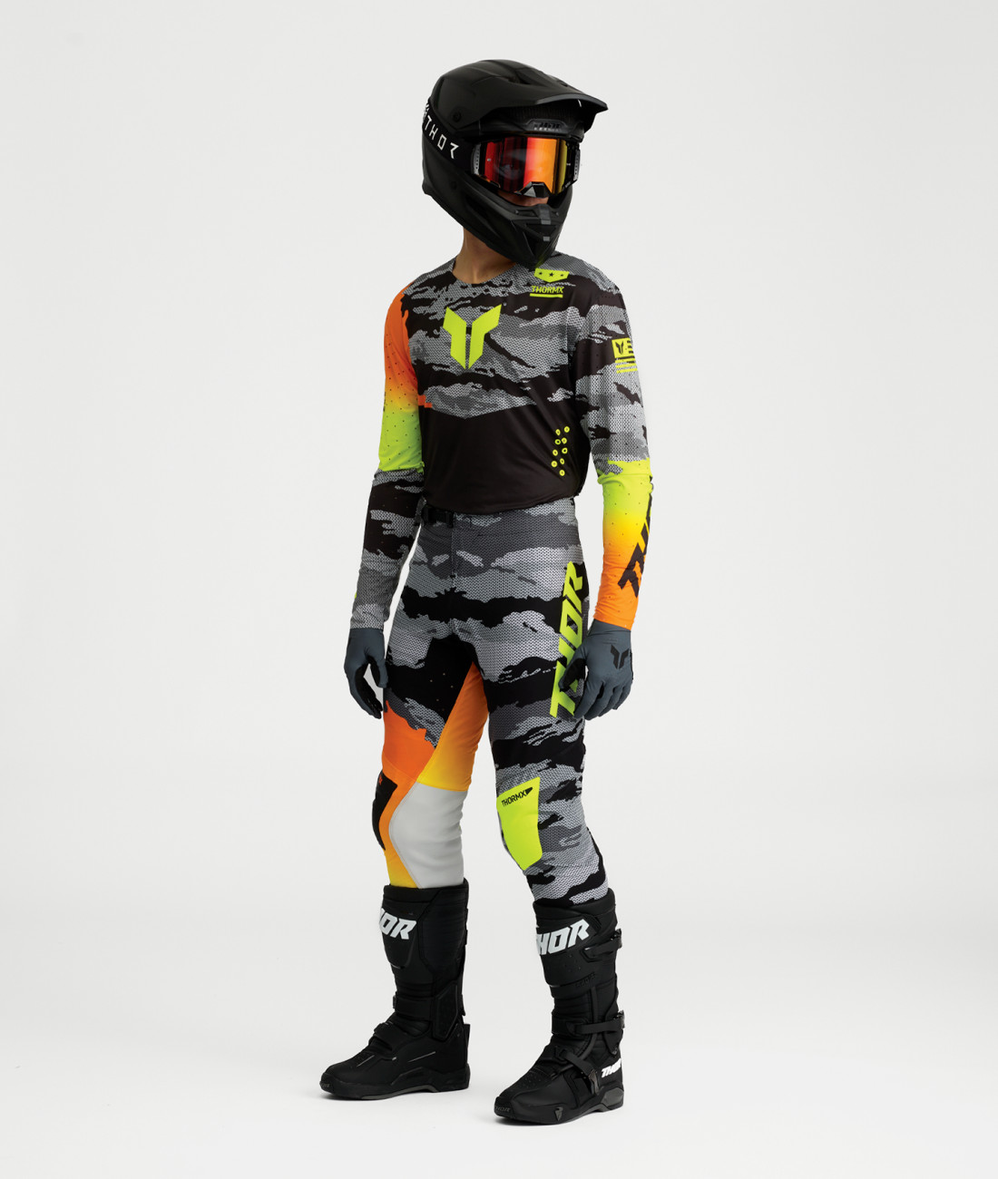 MX-26 Thor Sportmode Recon LE Motocross Gear Set - Jersey & Pant - Acid/Black