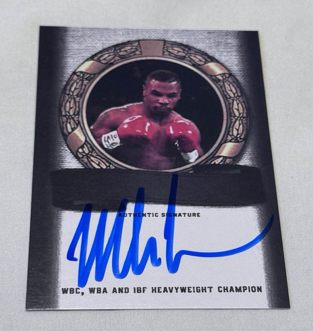 Mike Tyson  2012 Leaf Signed Autographed AW-MT1 Rare Beauty Hall of Famer L@@K 