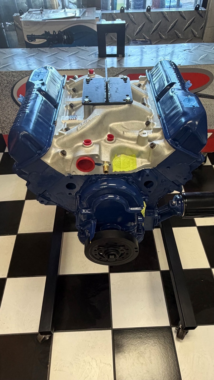 Ford 390 FE Rebuilt Engine with Aluminum Intake 
