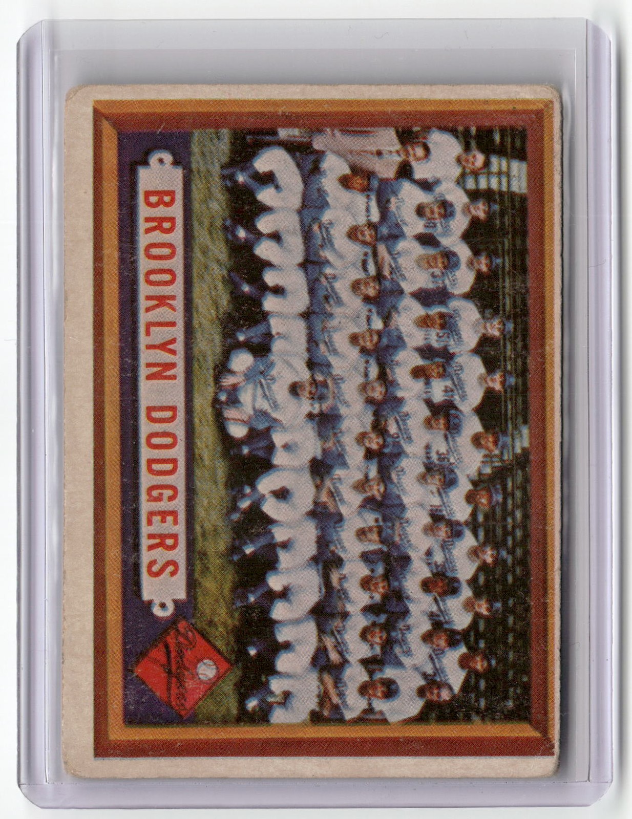 1957 Topps #324 Brooklyn Dodgers (Check Scans For Condition)
