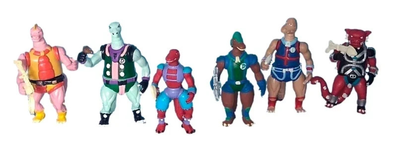 BUNDLE DINOSAUCERS 6 action figure 8\
