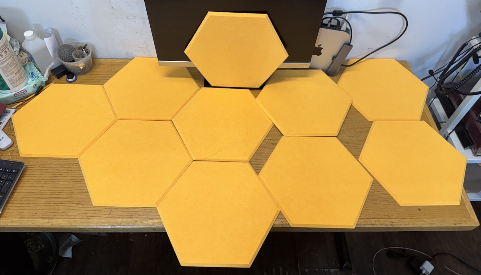 10pcs Acoustic Foam Panel Wall Tiles Record Studio Noise Sound Proof 12\