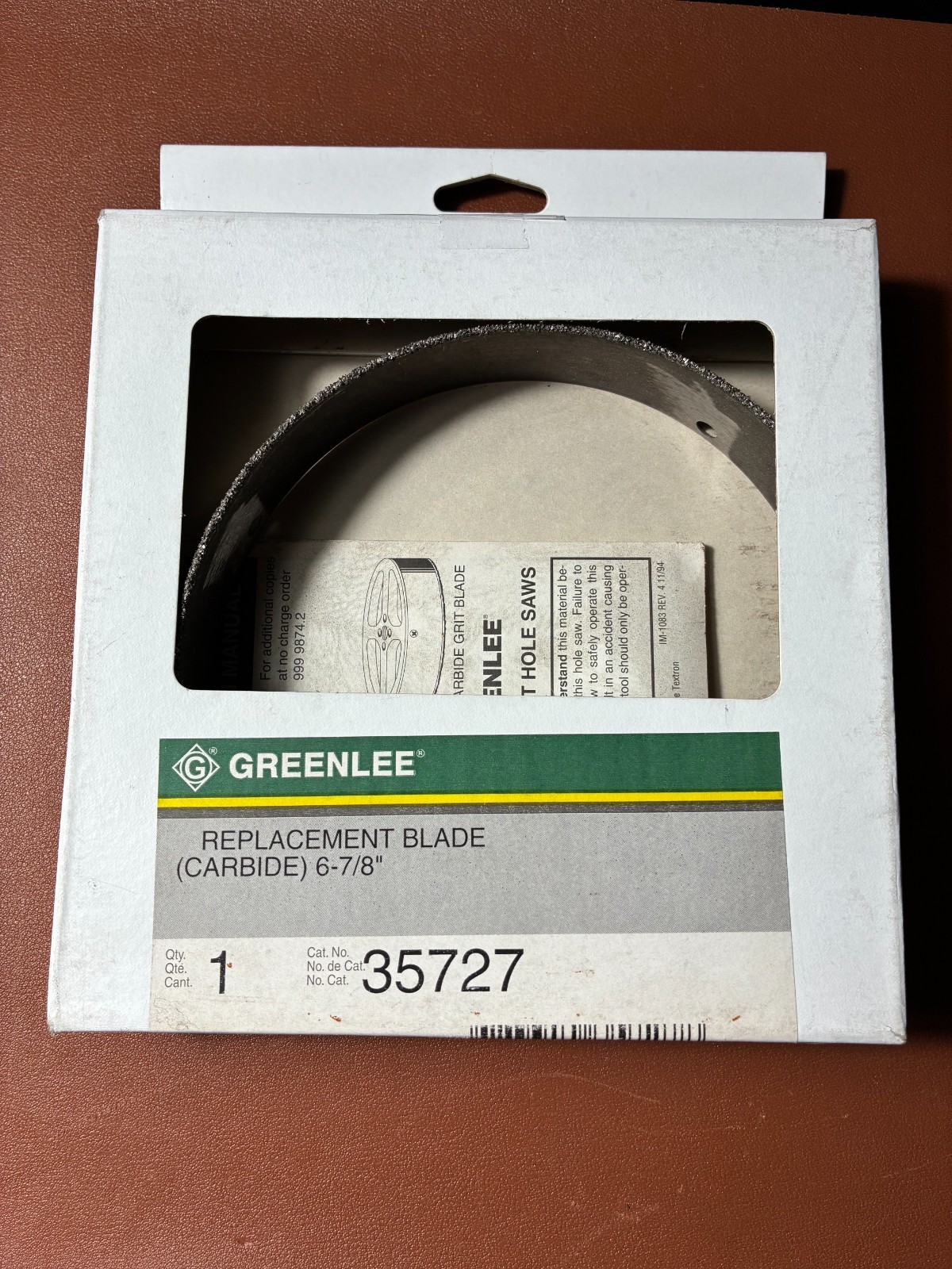 Greenlee 35727 6-7/8\ Greenlee 35727 6-7/8\