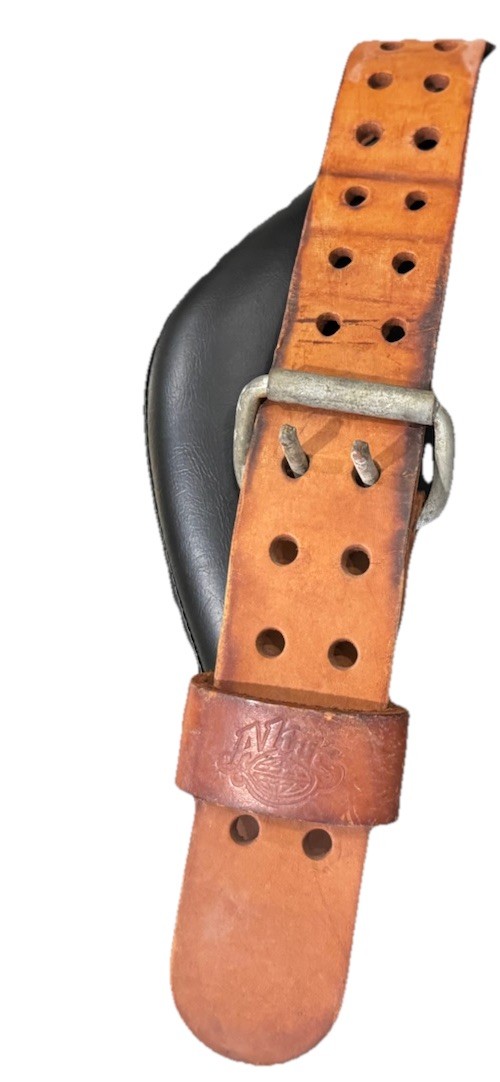 Vintage Altus Genuine Leather Weight Lifting Belt Double Prong Brown Sz L 34-42 Vintage Altus Genuine Leather Weight Lifting Belt Double Prong Brown Sz L 34-42
