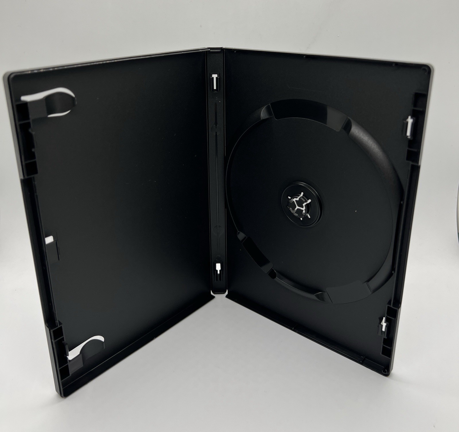 3 PCS HIGH QUALITY NEW STANDARD 14MM SINGLE DVD CASES, BLACK, PSD12NEW