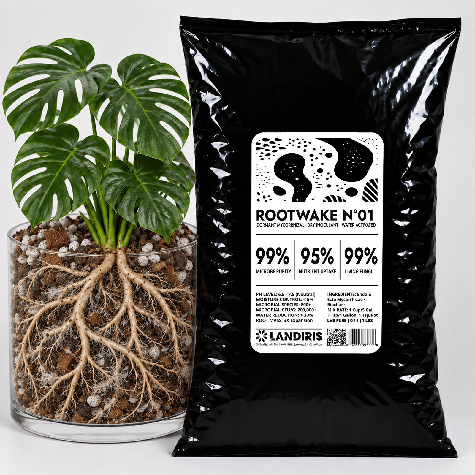 Mycorrhizal Fungi Root Stimulator Inoculant Pure Plant Microbes Soil Growth