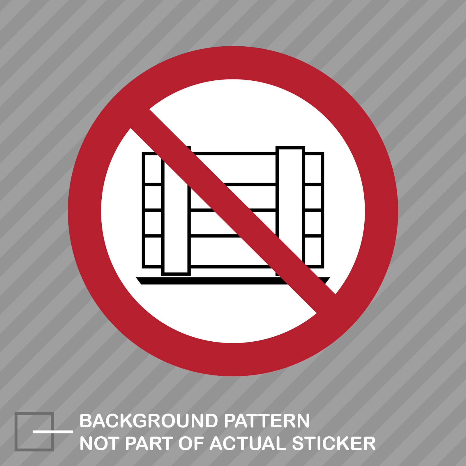 P023 Do Not Obstruct Sticker Decal Vinyl iso 7010 iso 3864 hazard safety signs P023 Do Not Obstruct Sticker Decal Vinyl iso 7010 iso 3864 hazard safety signs