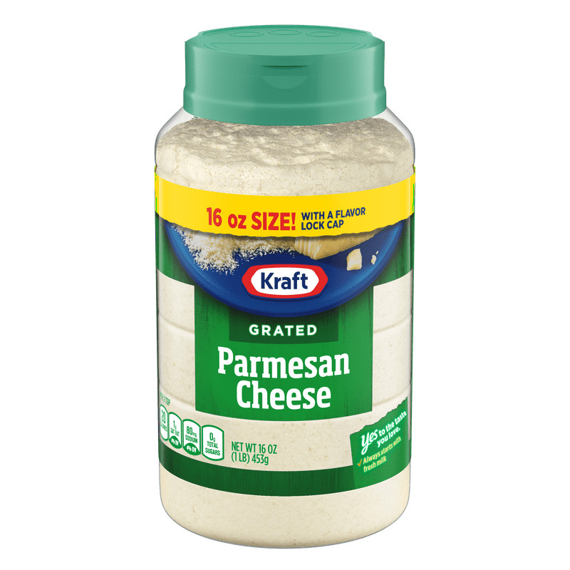 Kraft Parmesan Grated Cheese, 16 oz Shaker