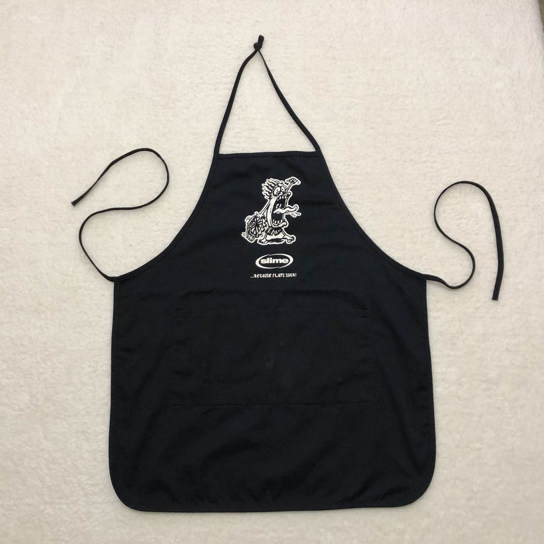 Vintage SLIME ....Because Flats Suck Bicycle Mechanics 2 Pocket Work Apron Vintage SLIME ....Because Flats Suck Bicycle Mechanics 2 Pocket Work Apron