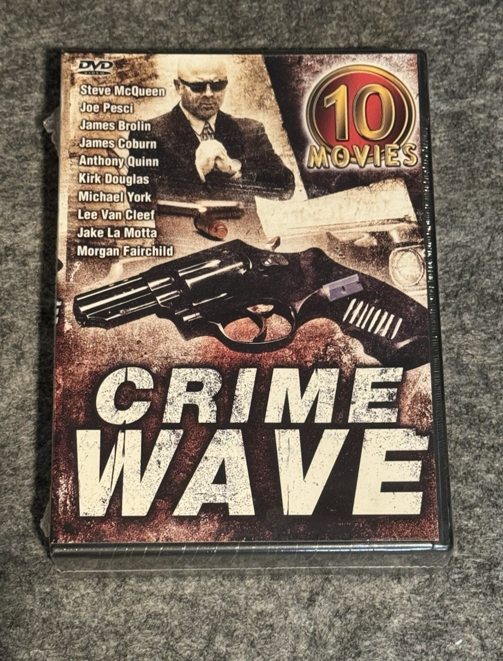 Crime Wave  (DVD, 2002)-  10 Movies- Five DVD Set   Sealed Never Opened