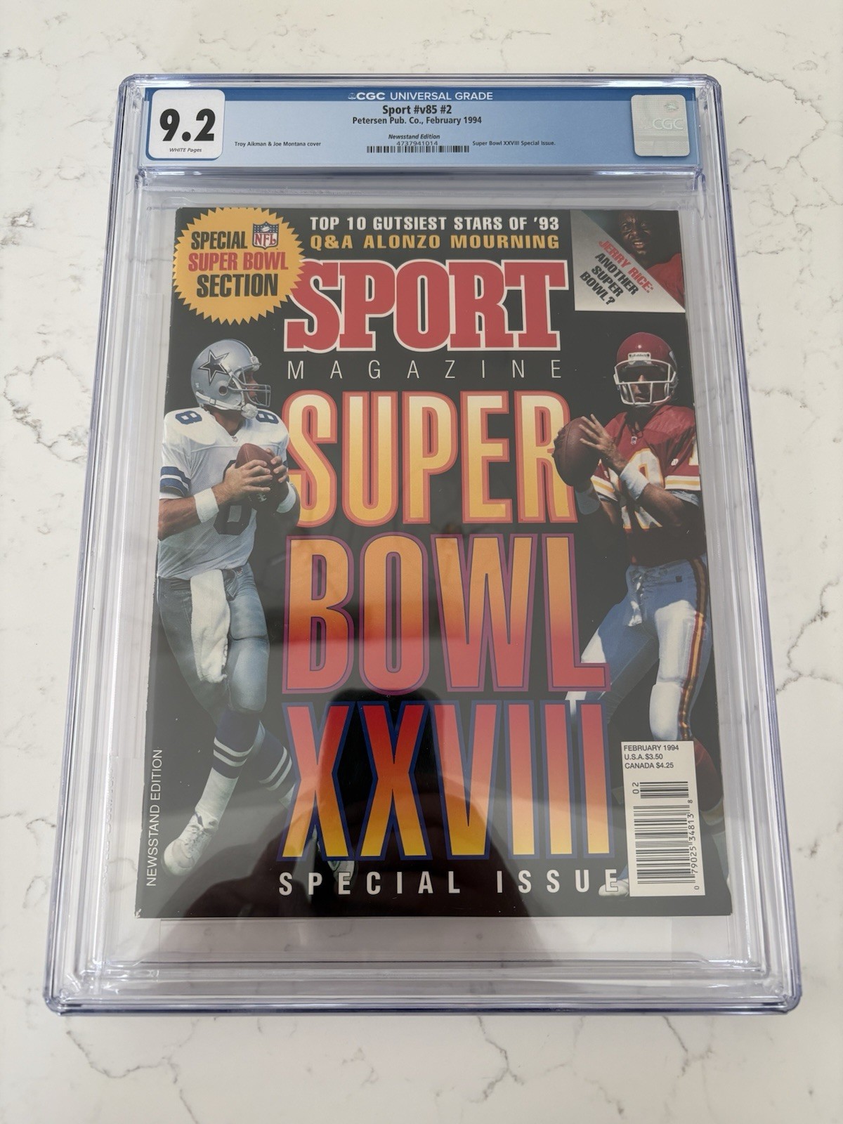 Sport Magazine 1994 Super Bowl Highest Graded Copy GCG 9.2 Sport Magazine 1994 Super Bowl Highest Graded Copy GCG 9.2