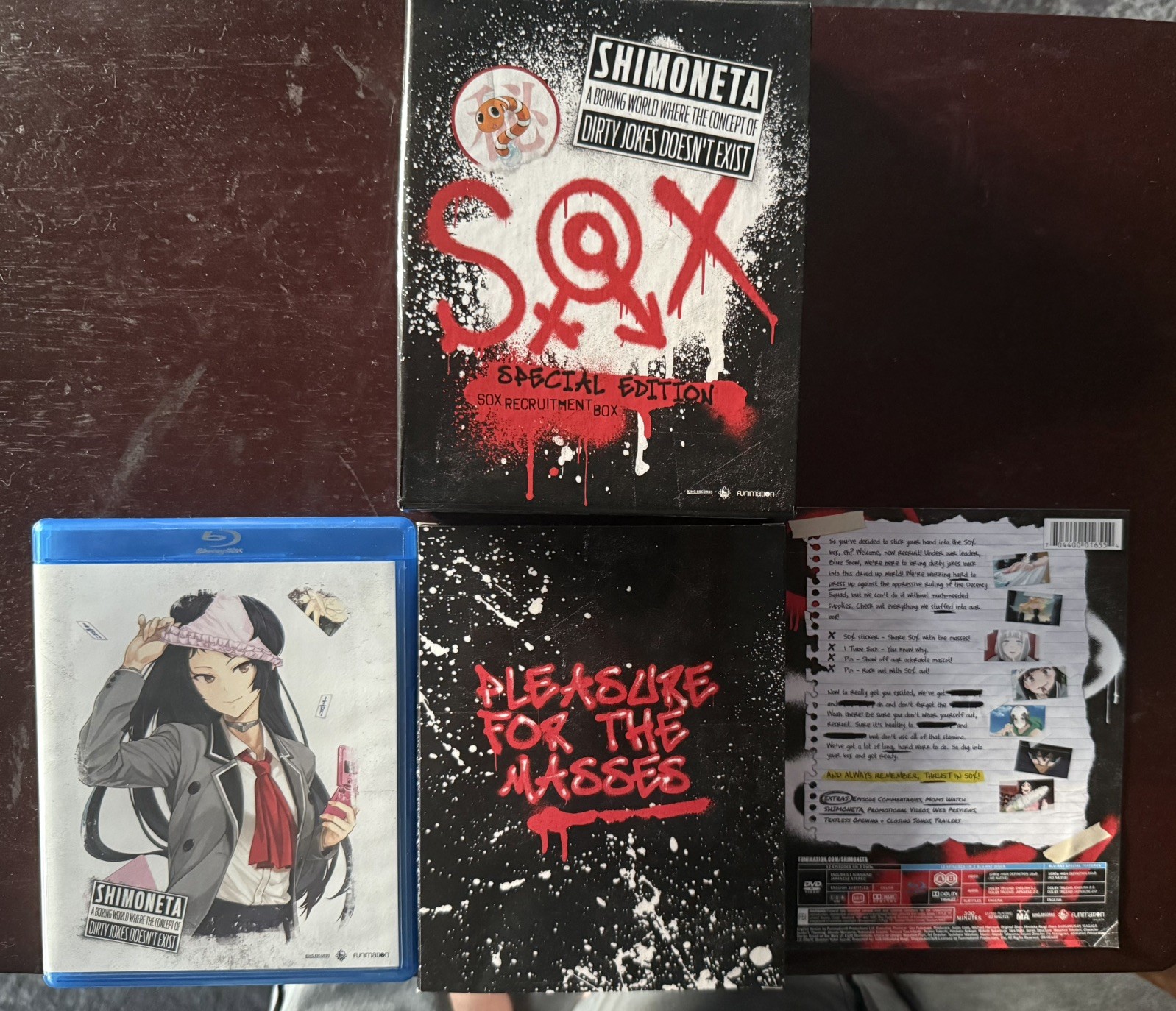 Shimoneta Complete Series Limited Edition Box Set Blu-ray DVD Anime US Release