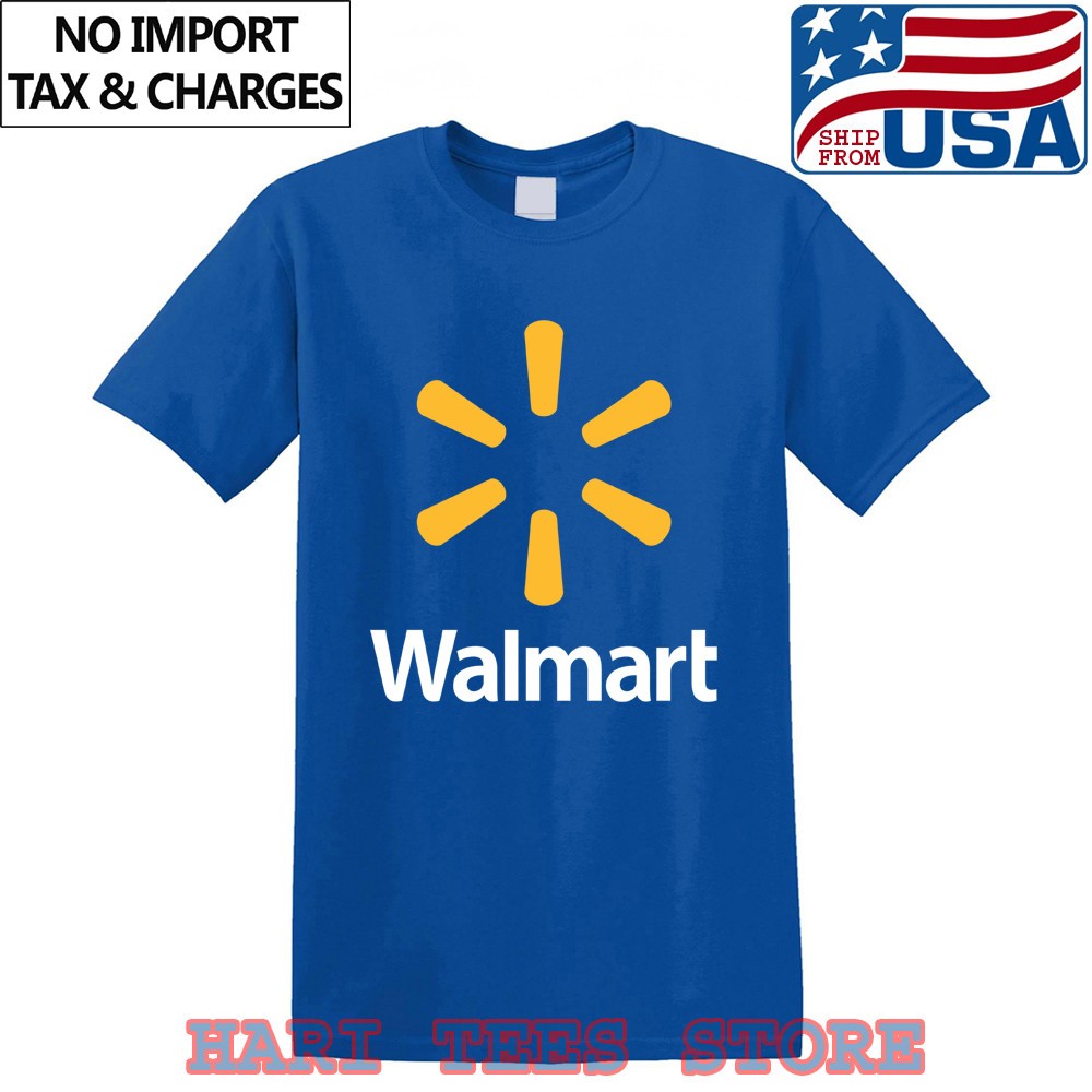 Walmart Store Men's Royal Blue Size S to 5XL