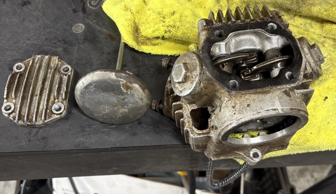 Early 1970’s Honda Z 50 Head, Cam And Components OEM