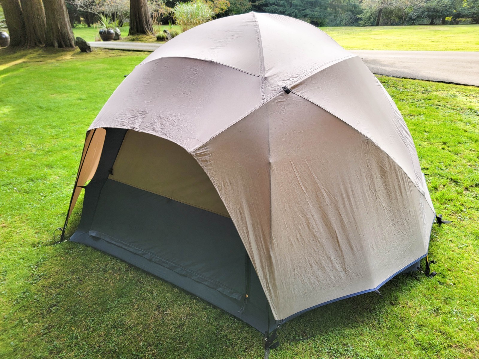 REI 1998 Terra Dome 4 Silver Edition Geodesic 4 Person Vintage Camping Tent