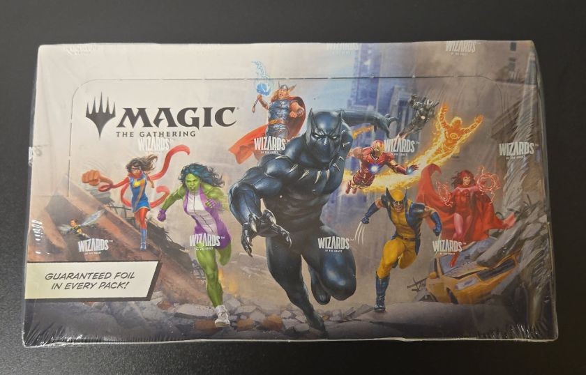 Magic the Gathering-Marvel Super Heroes-Play Boosters-New Factory Sealed Box Magic the Gathering-Marvel Super Heroes-Play Boosters-New Factory Sealed Box