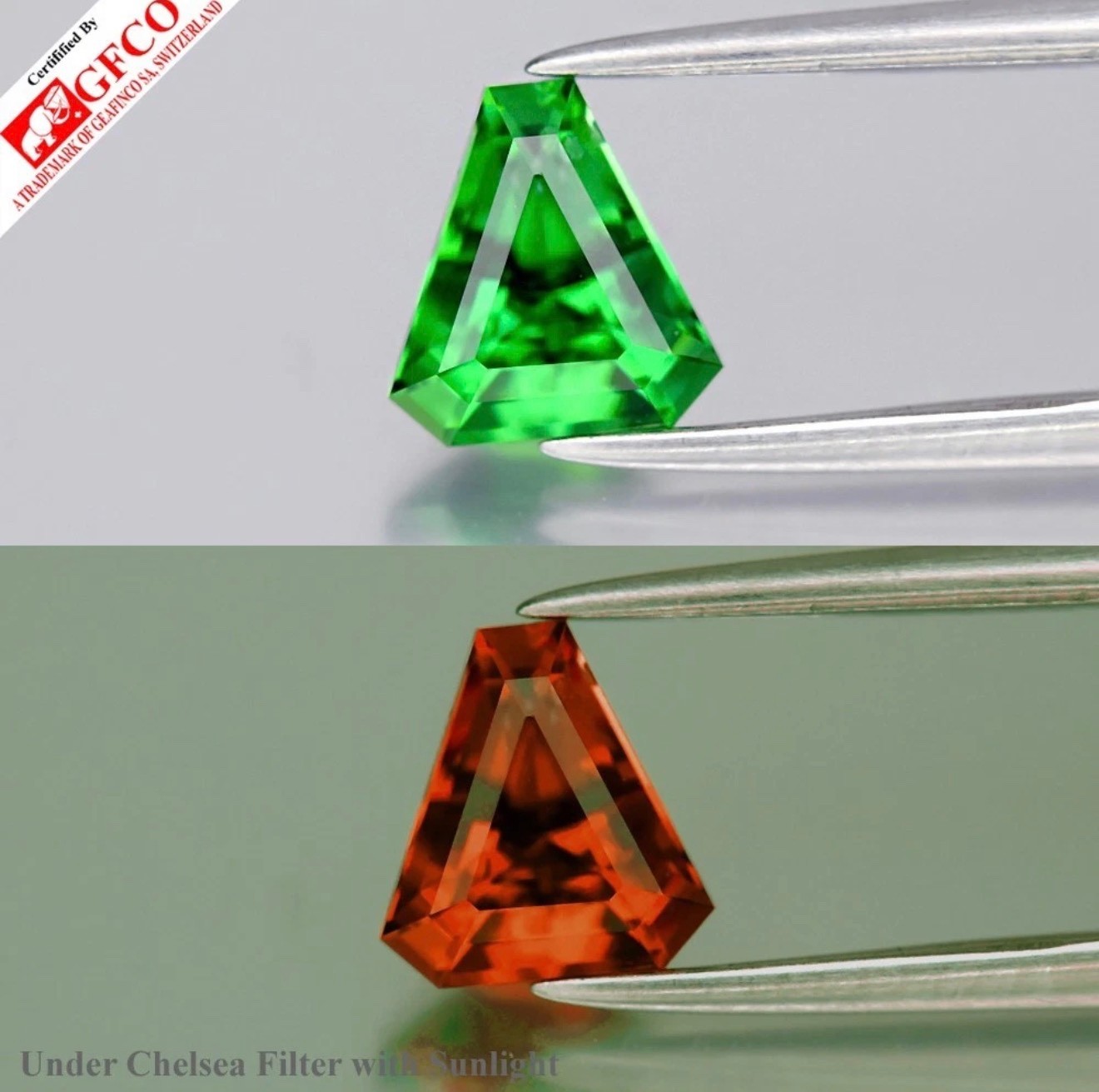 GFCO CERTIFIED Unheated 0.67ct VVS Natural Vivid Green Chrome Tourmaline GFCO CERTIFIED Unheated 0.67ct VVS Natural Vivid Green Chrome Tourmaline