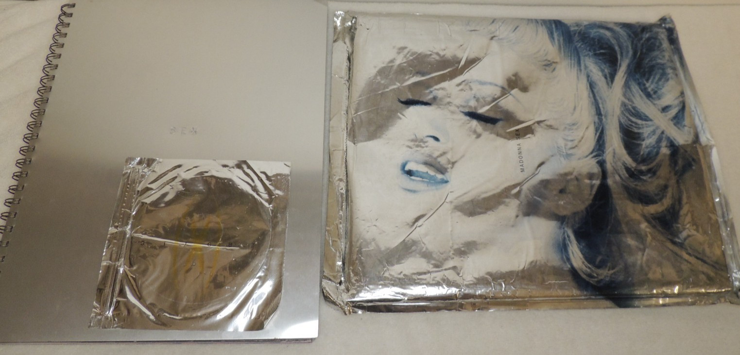 Madonna SEX 1992 First Edition Book + Erotica CD + Original Mylar Packaging