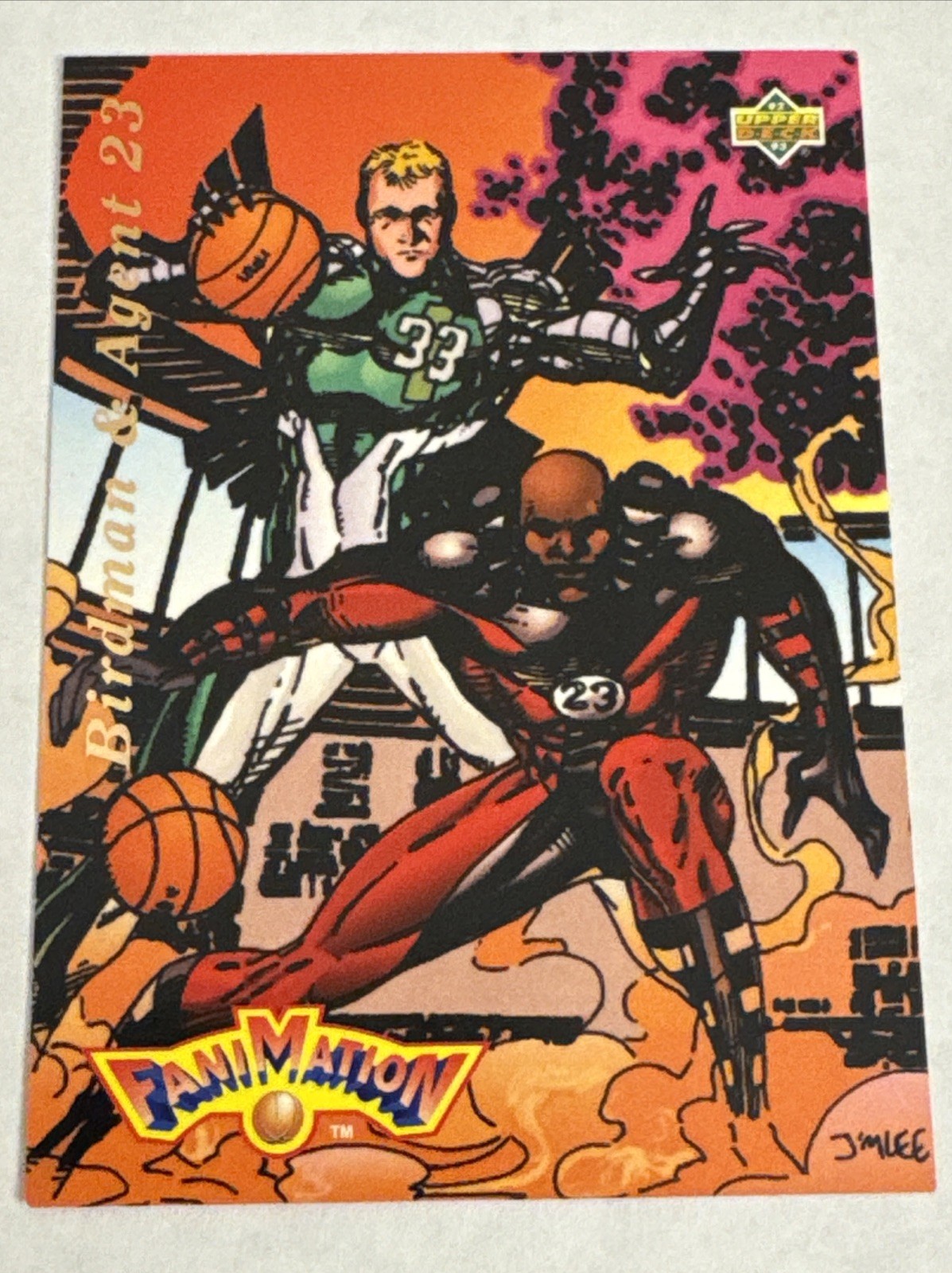 1992-93 Upper Deck - FaniMation Michael Jordan, Larry Bird #510