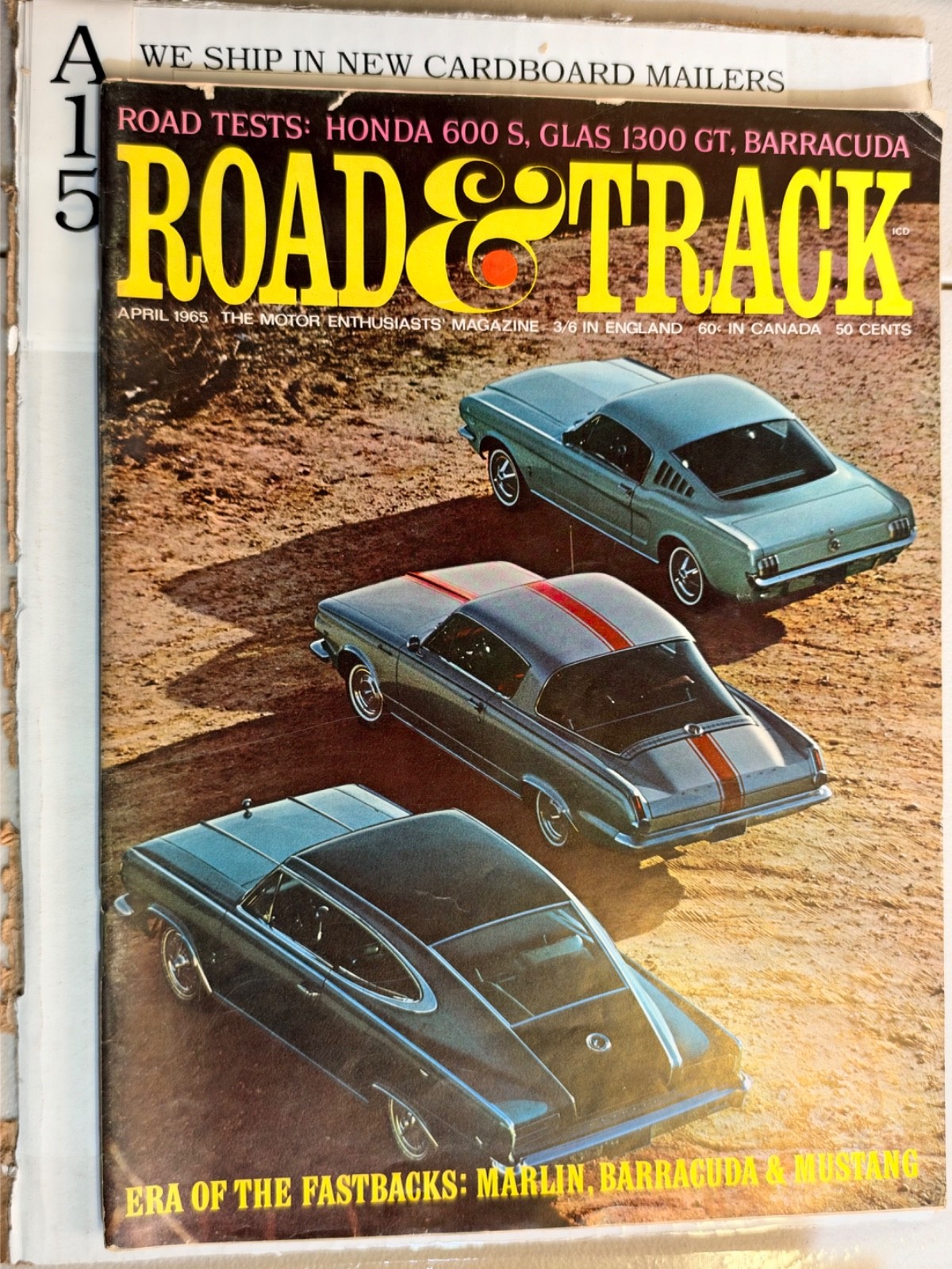 Vintage Road & Track Magazine April 1965