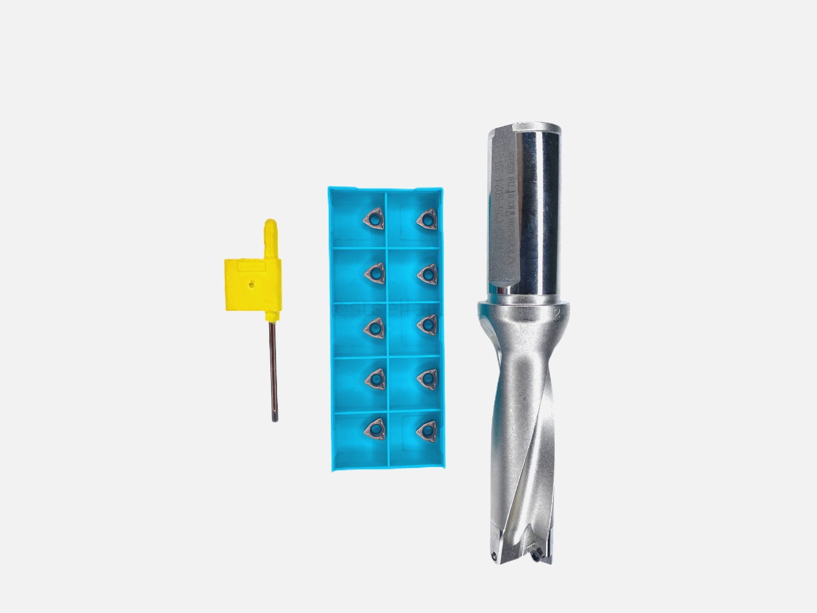 10PCS WCMX040208FN U Drill (WC-24-3D-C25) - Internal Indexable Coolant Thru​