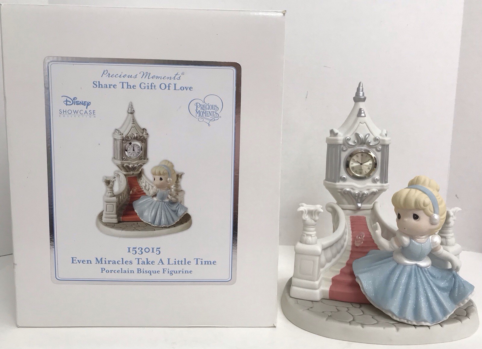 Precious Moments Disney Even Miracles Take A Little Time Cinderella 1533015 NEW