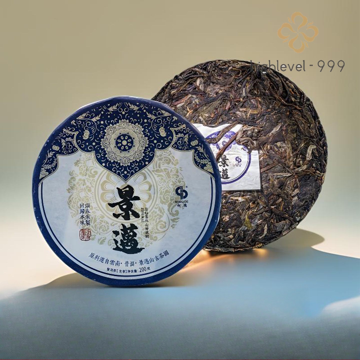 200g Yunnan Pu-erh Raw Tea Cake Jingmai Big Tree Tea Hand-shredded Tea Cake