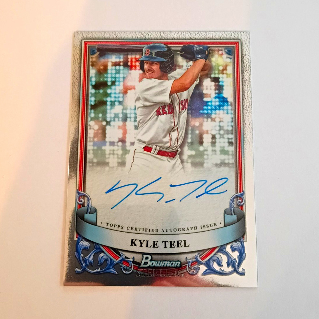 Topps 2024 Bowman Sterling Prospect Autographs Kyle Teel Auto (RC) #PA-KT Topps 2024 Bowman Sterling Prospect Autographs Kyle Teel Auto (RC) #PA-KT